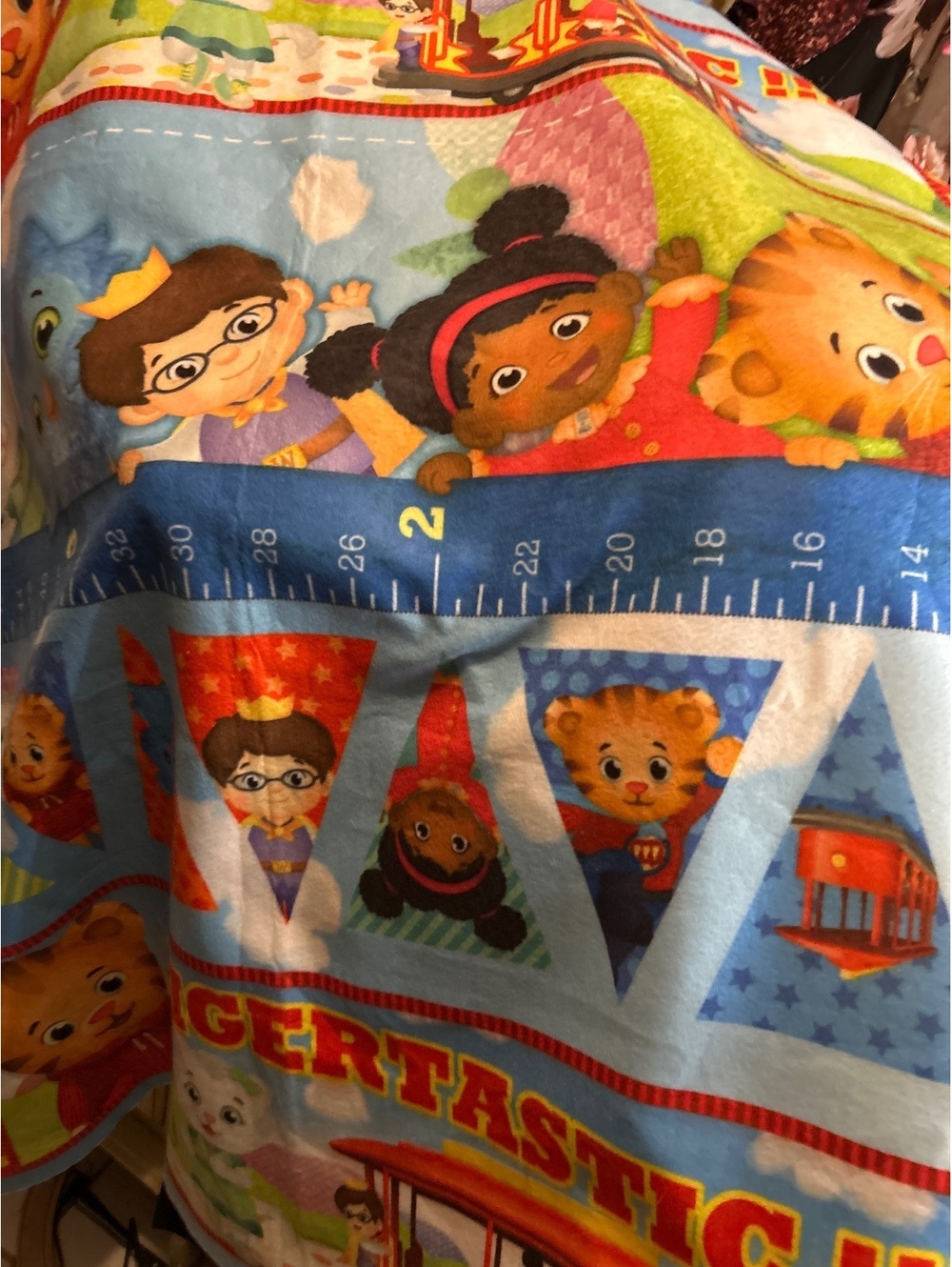 Danny tiger growth cart etc- school- felt
